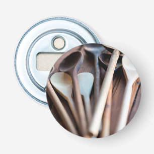 Cooking spoons bottle opener