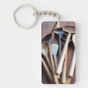 Cooking spoons key ring