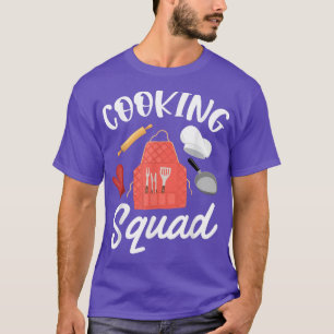 Cooking Squad Funny Hobby Chef Baking Gift T-Shirt