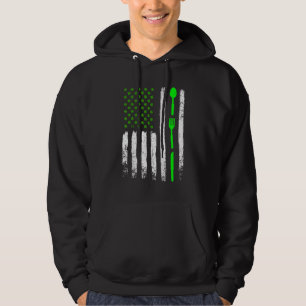 Cooking St Patrick's Day Vintage Irish American Fl Hoodie