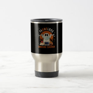 Cooking Teacher Ghost Boo Cook Lover Funny Gift Travel Mug