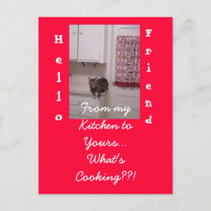 Cooking up Fun Postcard. Postcard