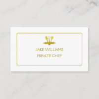 COOKING UTENSILS IN FAUX GOLD PRIVATE CHEF