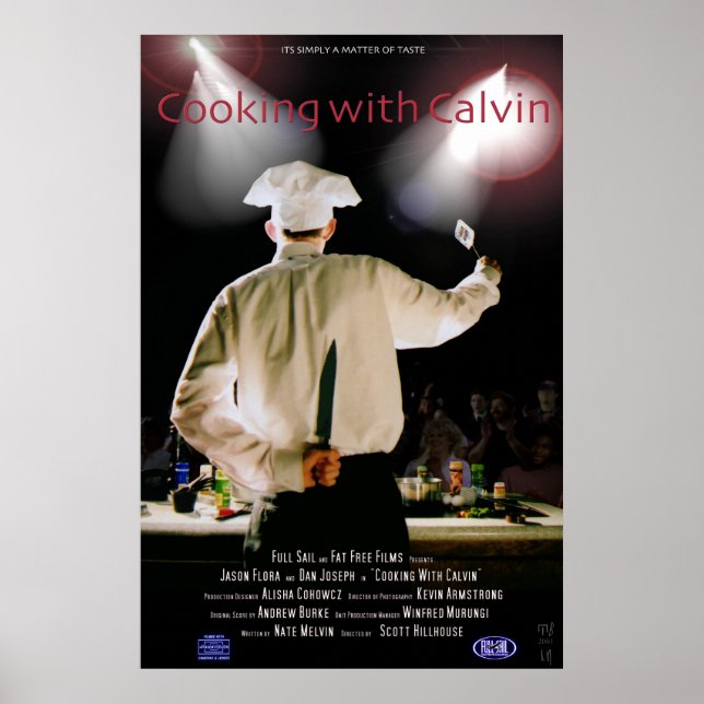 Cooking with Calvin Poster (Front)