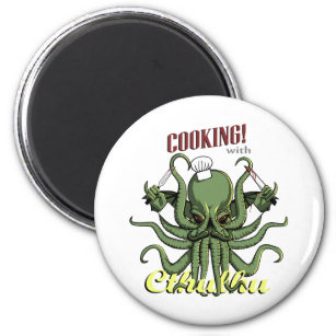 Cooking with Cthulhu Magnet