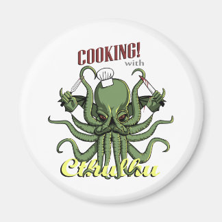 Cooking with Cthulhu Magnet