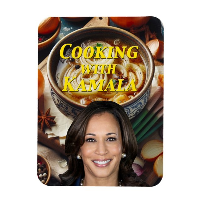 Cooking With Kamala Magnet (Vertical)