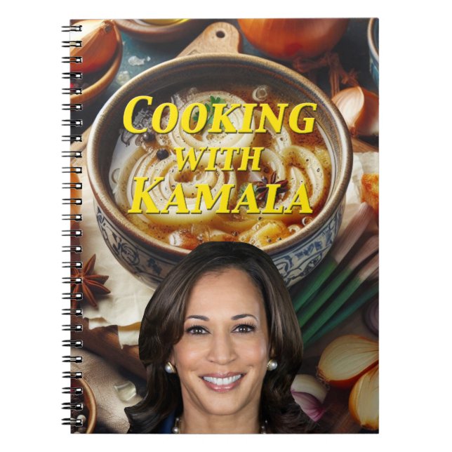 Cooking With Kamala Notebook (Front)