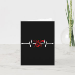 Cooking With Love Funny Cooking Chef Gift Card