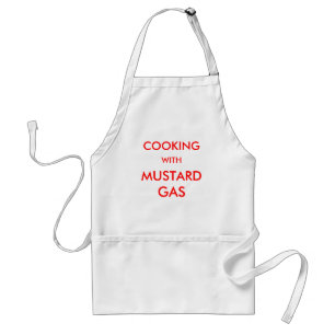 COOKING, WITH, MUSTARD, GAS STANDARD APRON