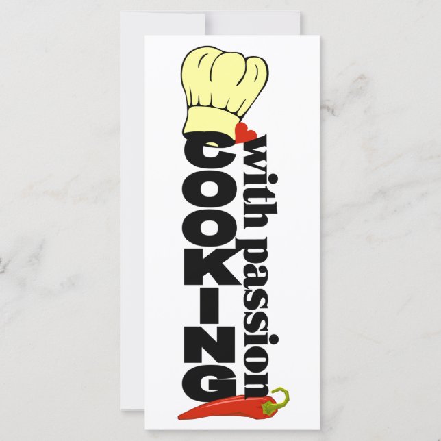 Cooking With Passion card (Front)