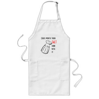 cooking with salt long apron