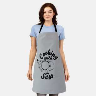 cooking with sass apron
