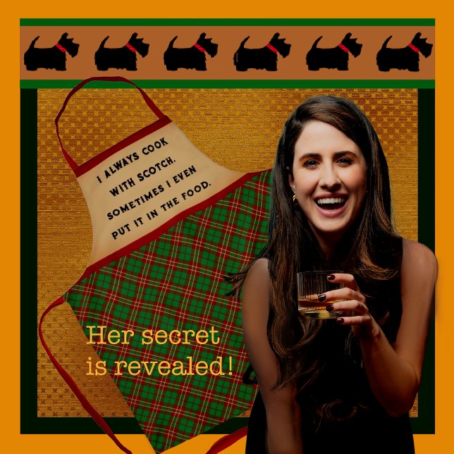 Cooking With Scotch  Apron (Creator Uploaded)