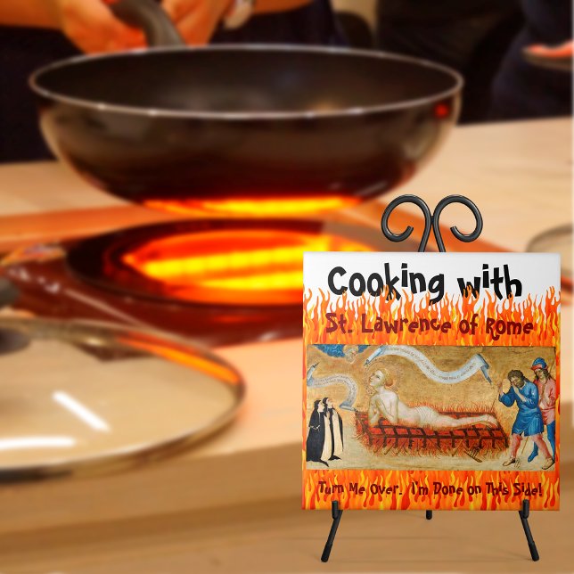 Cooking with St. Lawrence of Rome (M 022) Tile (Creator Uploaded)