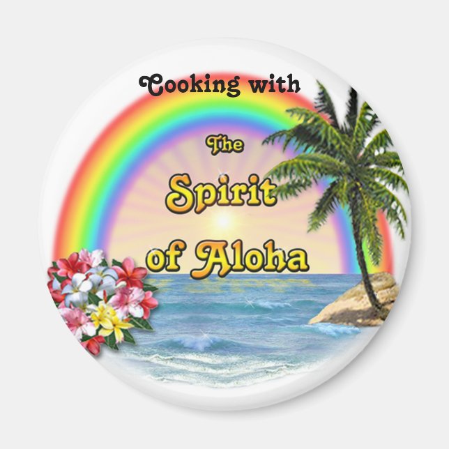Cooking with the Spirit of Aloha Magnet (Front)