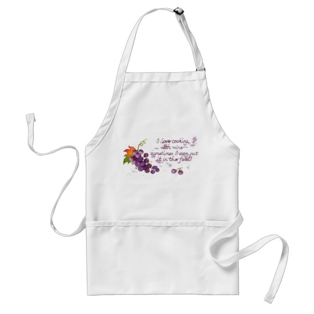 Cooking with Wine - Apron (Front)