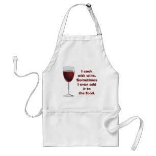 Cooking with wine - apron