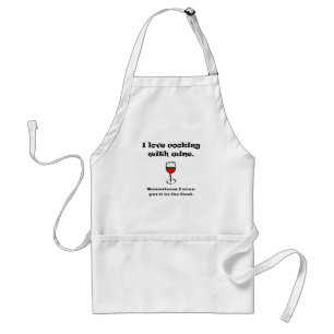 Cooking With Wine Standard Apron