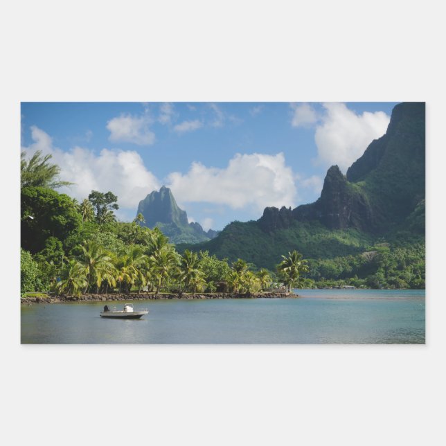 Cook's Bay, Moorea photo sticker (Front)