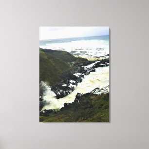 Cook's Chasm, Cape Perpetua, Oregon Coast Canvas Print
