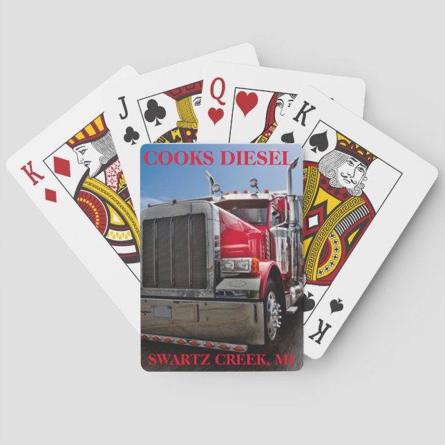 COOKS DIESEL POKER CARDS (Back)