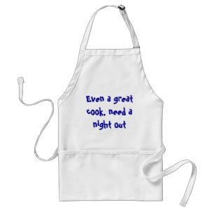 Cooks night out, apron