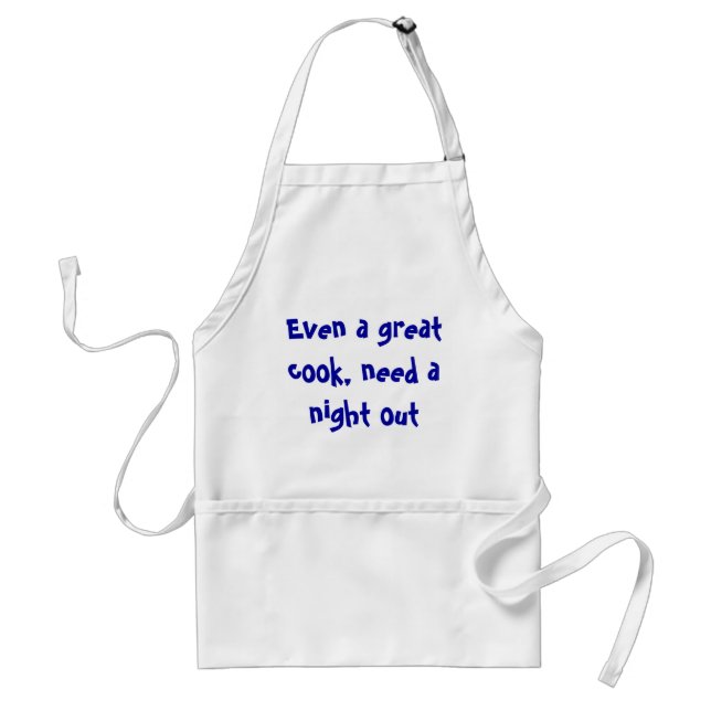 Cooks night out, apron (Front)