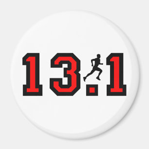 Cool 13.1 half marathon magnet