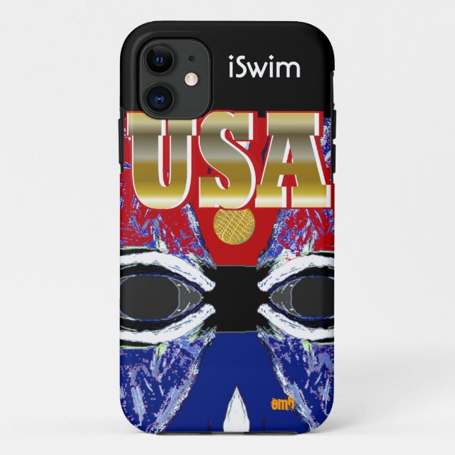 Cool 2012 USA Sport iSwim Gold Medal iPhone 5 Case (Back)