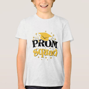Cool 2025 Prom Squad Cl Of 2025 Graduation Matchin Tri-Blend Shirt