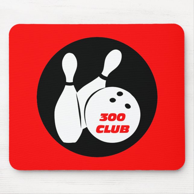 Cool 300 bowling mouse mat (Front)