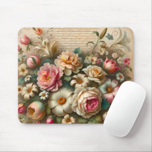 Cool 3 D floral garden digital artwork Mouse Mat