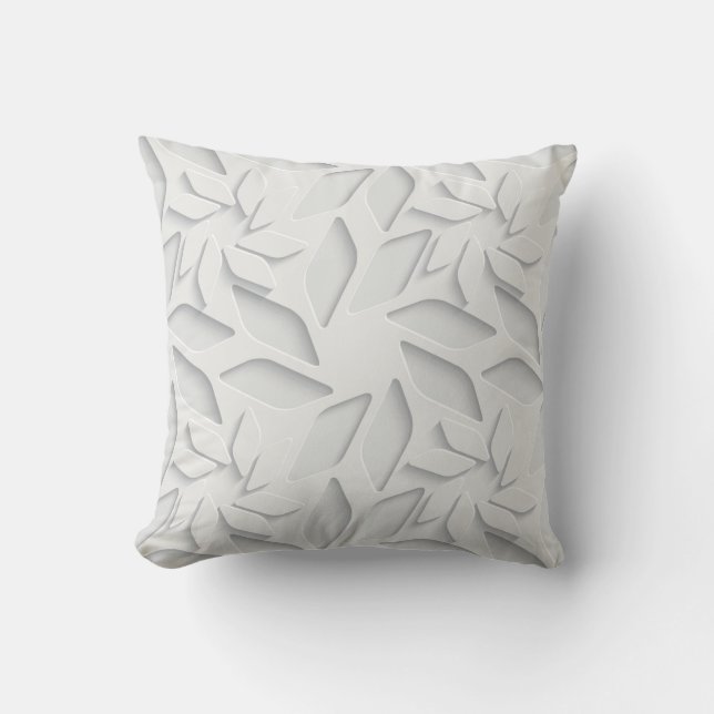 Cool 3-Dimential Swirling Fan Pattern Cushion (Front)