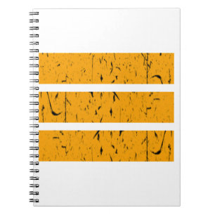 Cool 3 Line Symbol Uniformity & Harmony Colorful Notebook