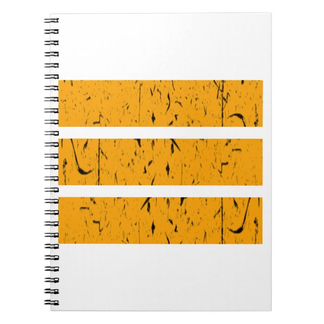 Cool 3 Line Symbol | Uniformity & Harmony Colorful Notebook (Front)