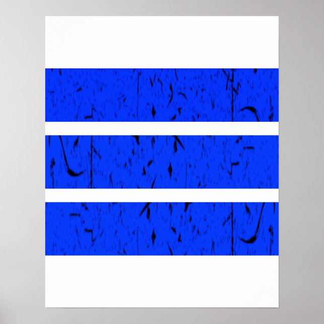 Cool 3 Line Symbol | Uniformity & Harmony Colorful Poster (Front)