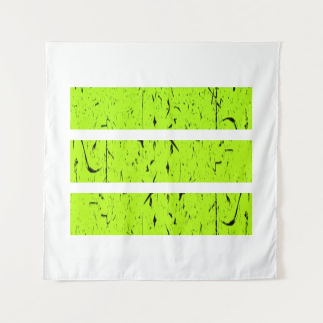 Cool 3 Line Symbol | Uniformity & Harmony Colorful Tapestry (Front)