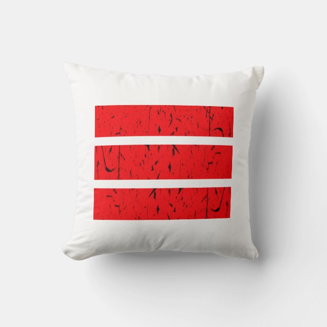 Cool 3 Line Symbol | Uniformity & Harmony Colourfu Cushion (Front)