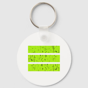 Cool 3 Line Symbol Uniformity & Harmony Colourfu Key Ring