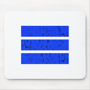 Cool 3 Line Symbol   Uniformity & Harmony Colourfu Mouse Mat