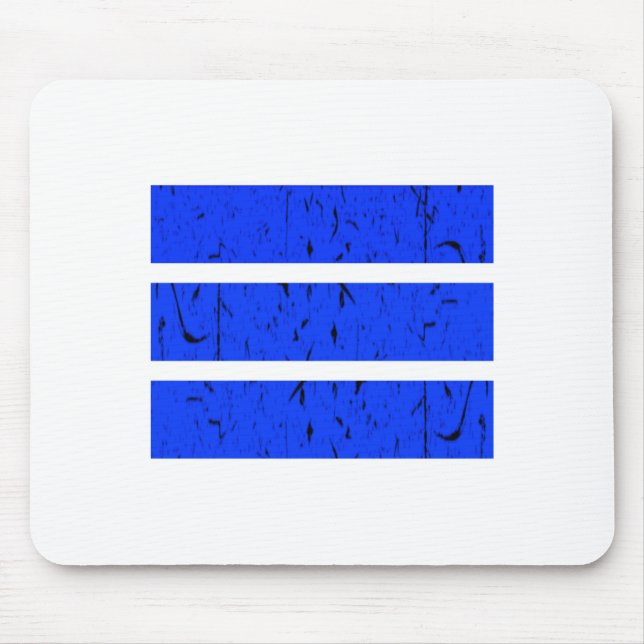 Cool 3 Line Symbol | Uniformity & Harmony Colourfu Mouse Mat (Front)