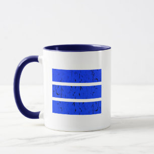 Cool 3 Line Symbol   Uniformity & Harmony Colourfu Mug