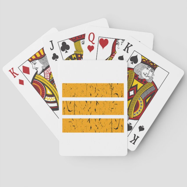Cool 3 Line Symbol | Uniformity & Harmony Colourfu Playing Cards (Back)