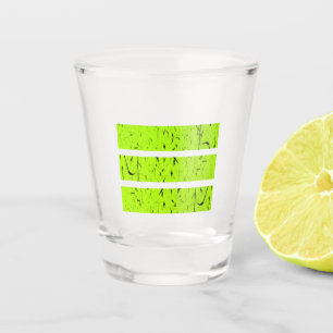 Cool 3 Line Symbol   Uniformity & Harmony Colourfu Shot Glass