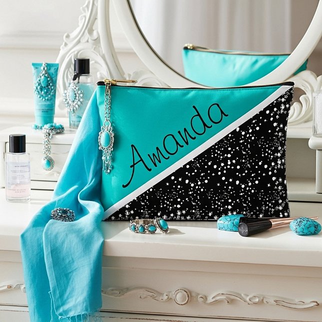 Cool 3 tone design personalised accessory pouch (Creator Uploaded)