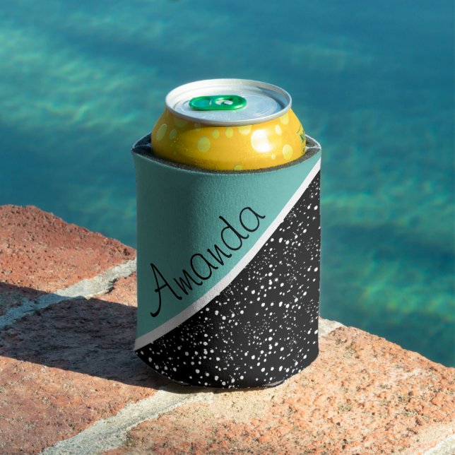 Cool 3 tone design personalised can cooler (In Situ Pool)