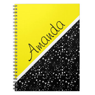 Cool 3 tone design personalised notebook