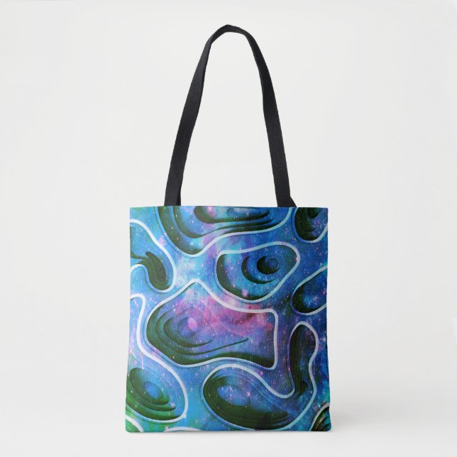 Cool 3D Modern Abstract Colourful Background Tote Bag (Front)