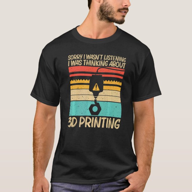 Cool 3D Print Design For Men Women 3D Printer Love T-Shirt (Front)